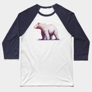 Beary Beautiful Graphic Grizzly Baseball T-Shirt